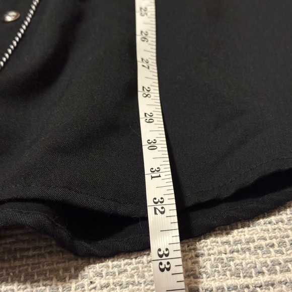 Vintage Scully Skull Rose Western Embroidered Pearl Snap Black Button Up Size L - Picture 15 of 15